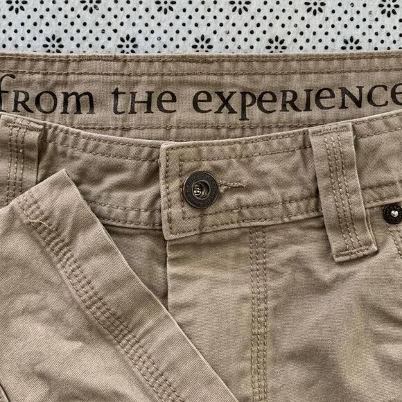 Prana Other - prAna Men's Khaki Cargo Shorts 36W x 11L Tan Cotton Outdoor Hiking 36WX11L